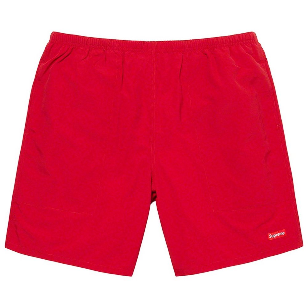 NWT Supreme Nylon Water Short (SS20) Red - XL